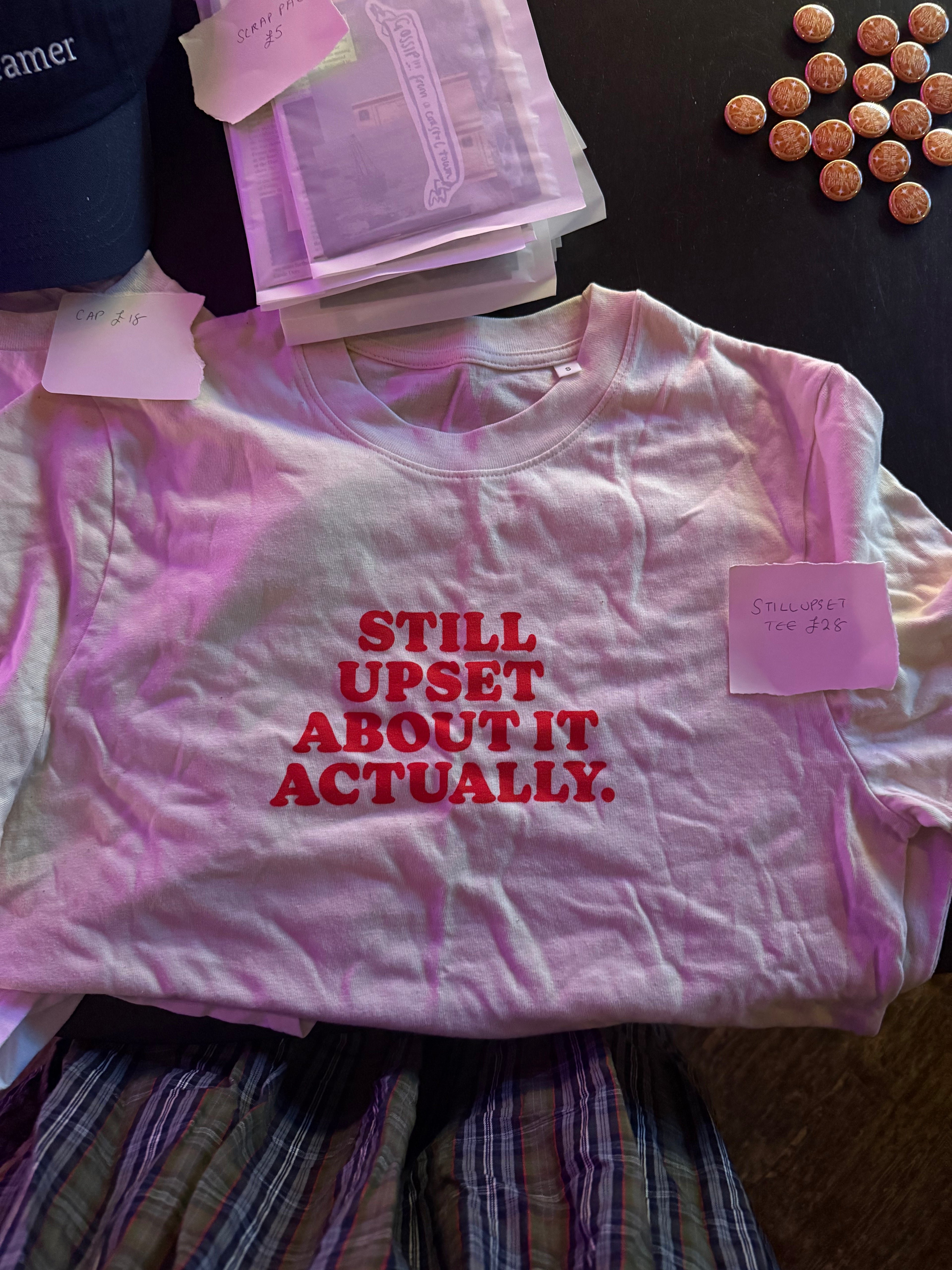 The "Still Upset About It Actually" Tee