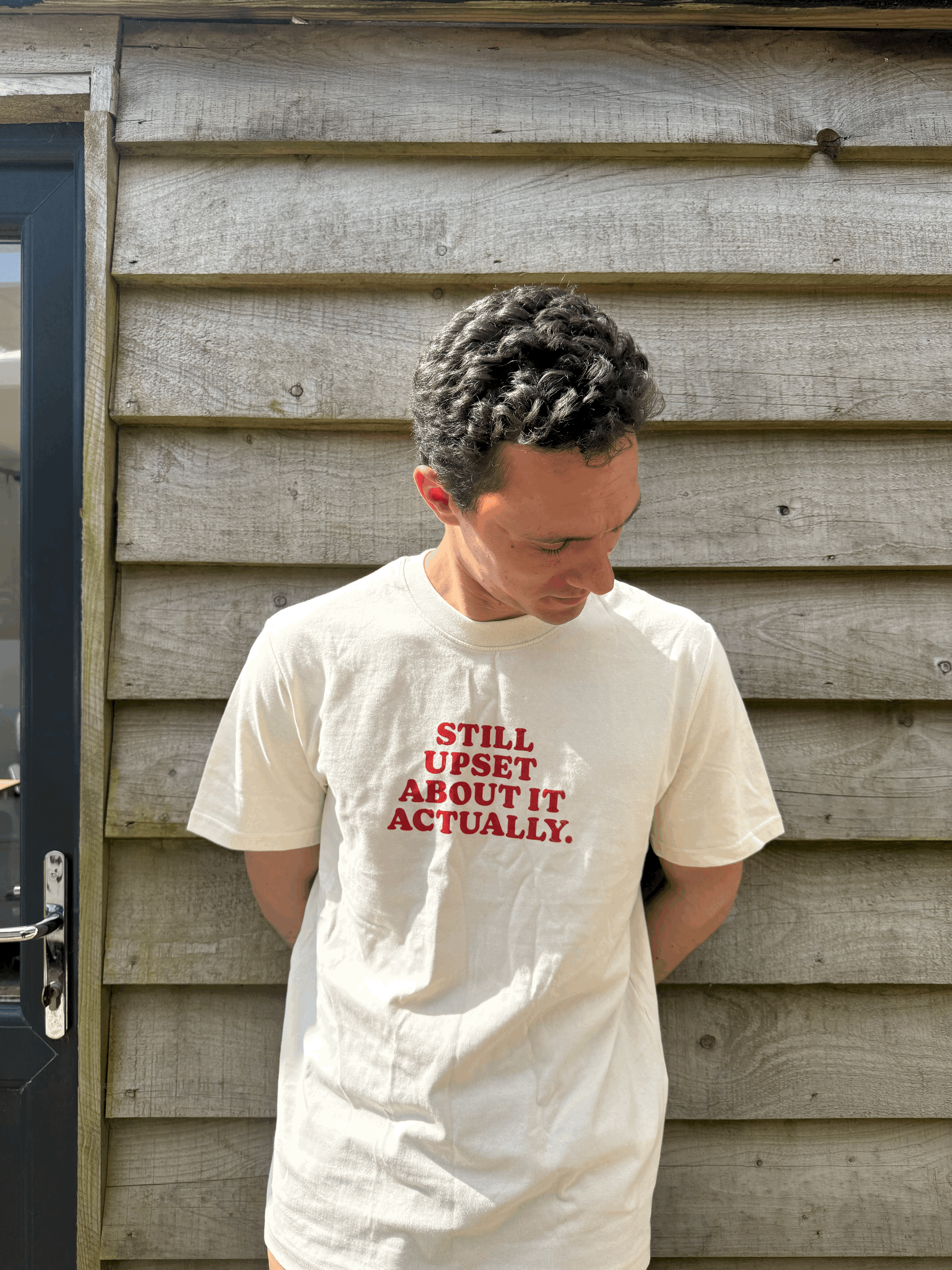 The "Still Upset About It Actually" Tee